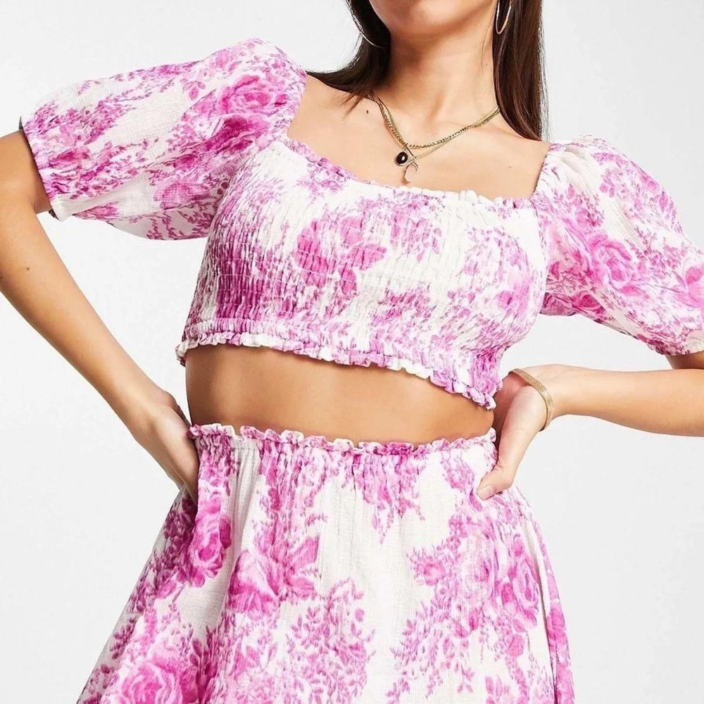 Milkmaid Pink Floral Set